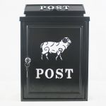 Littlemead Aluminium Mail Box with Sheep Motif